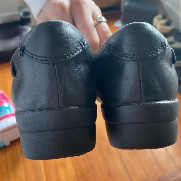 Clarks 8.5 m woman’s leather shoes walking comfort - Picture 10 of 12